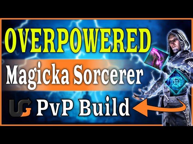 BEST PVP CLASS!!!  ESO magicka sorcerer pvp build - Update 43