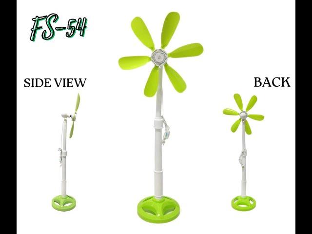 Super High Quality 6 Blades Stand Fan Electric Fan Floor Fan 1050mm Green Mabuhay Star FS-54