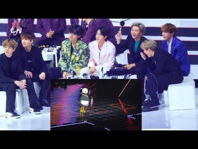 시상자로 나온 펭수를 본 방탄소년단(BTS) Reaction 직캠