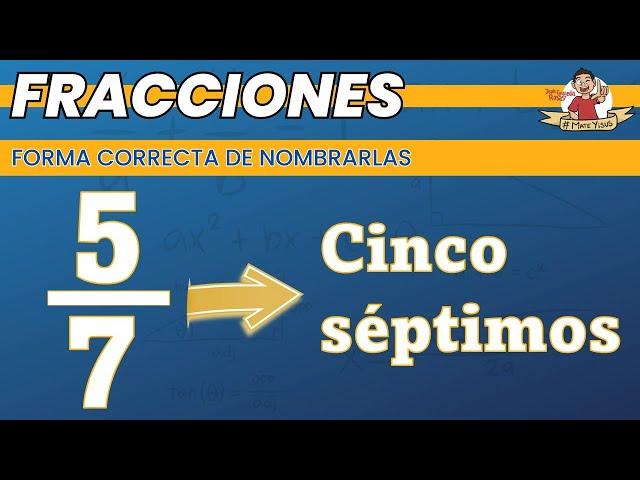 1. CÓMO LEER FRACCIONES | Explicación desde cero.