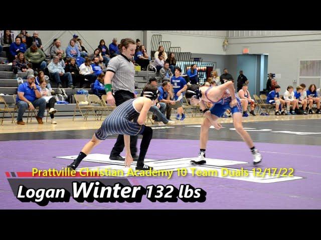 Logan Winter  132 lbs Prattville Christian 10 Team Duals