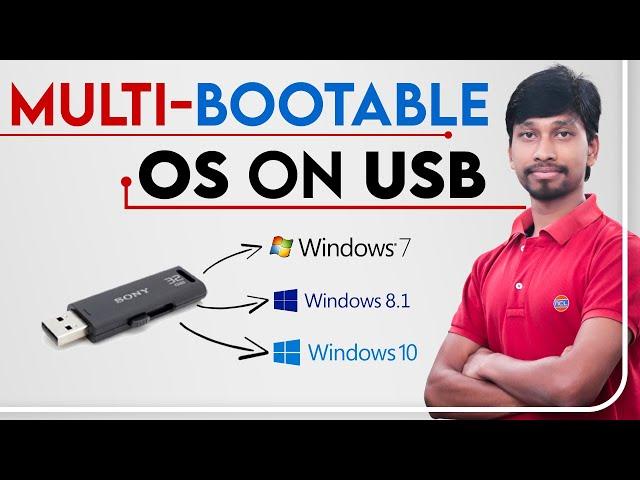 How To Create Multi Bootable Pendrive in Hindi | Windows 7,8,10 | Multiboot Pendrive Kaise Banaye