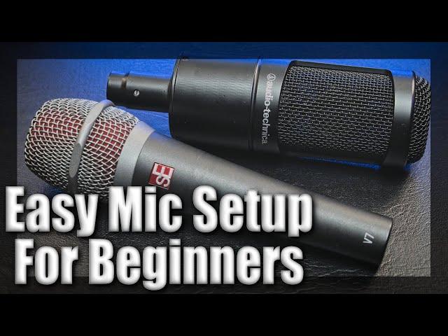 How To Connect An XLR Microphone To Your Computer - Easy Mic Setup For Beginners