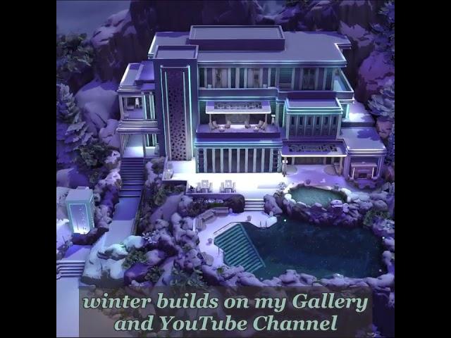 SIMS 4 | Winter builds | No CC  #thesims4 #sims4 #thesims4build #เดอะซิมส์4 #asian