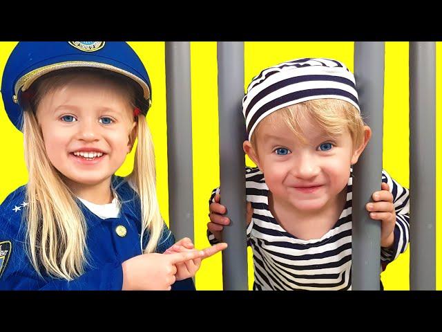 Policeman Song - Children Song by Katya and Dima