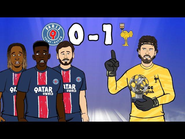 ALISSON - NUMBER 1! PSG vs Liverpool 0-1 (Champions League Goal Highlights Amazing Saves)