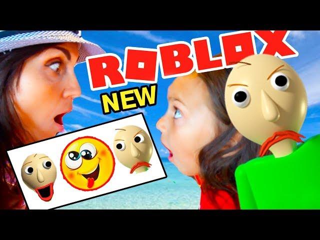 Roblox BALDI НА МОРЕ БАЛДИ в Реальной ЖИЗНИ РОБЛОКС Baldi's Basics Emoji Валеришка ДляДетей children