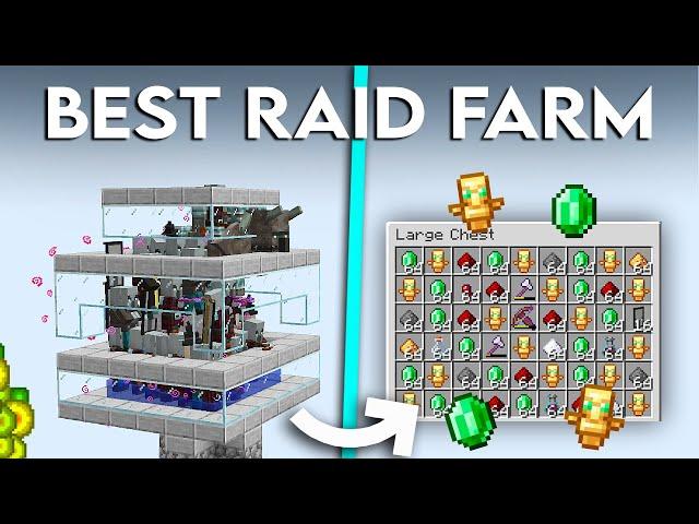 Minecraft BEST Raid Farm - 2500 Emerald Per Hour - Raid Farm Tutorial 1.21