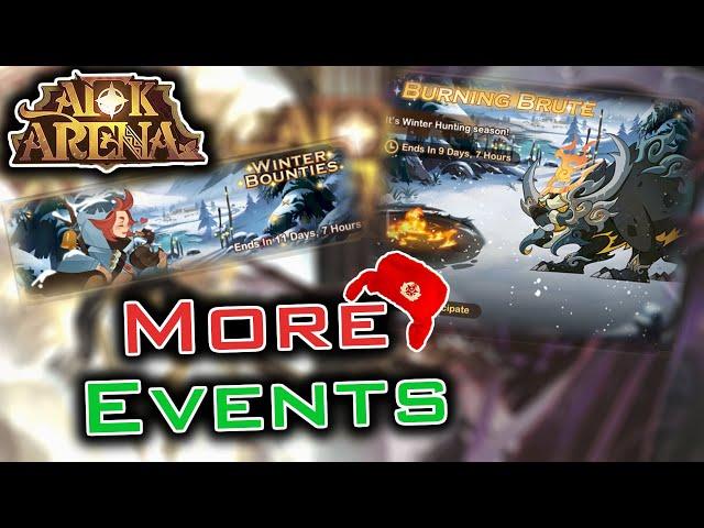 AFK ARENA Burning Brute and Winter Bounties | New Events in January!