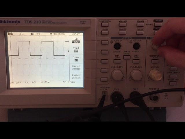 МЕАНДР НА ОСЦИЛЛОГРАФЕ. MEANDR! oscilloscope