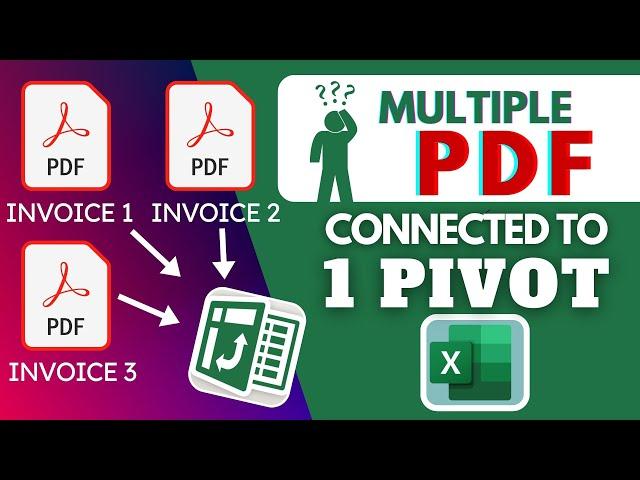 How To Extract Data From Multiple PDF To an Excel PIVOT Table Using Power Query