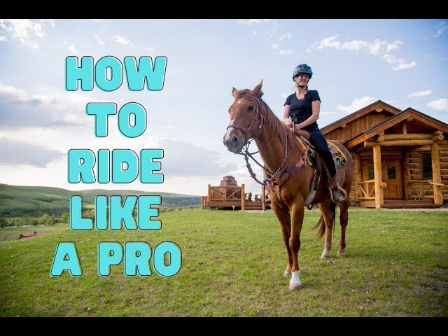 HOW TO RIDE A HORSE WESTERN (BEGINNERS TRAIL RIDING GUIDE)