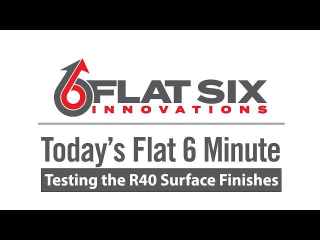 Testing the Surface Finishes on a Flat 6 Innovations R40 4.0L Engine