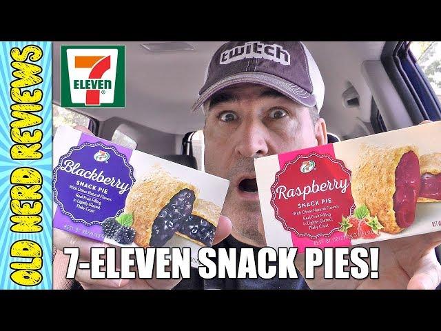 7-Eleven Raspberry & Blackberry Snack Pies REVIEW 