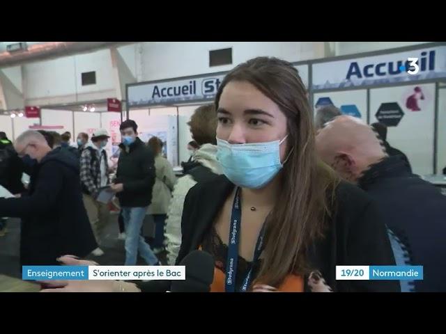 Salon Studyrama des Etudes Supérieures de Rouen : reportage de France 3