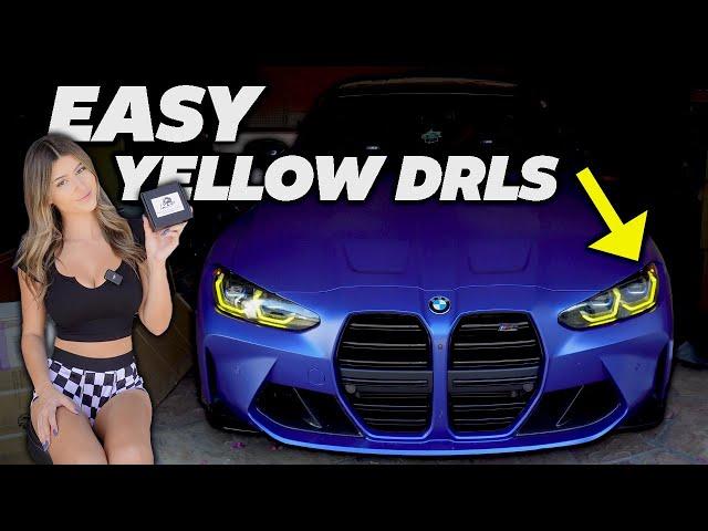 How To Install Yellow DRL Modules on A G80 M3