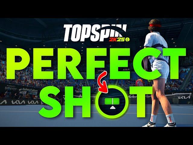 The PERFECT shot for EVERY situation - TopSpin 2K25 Gameplay Tips