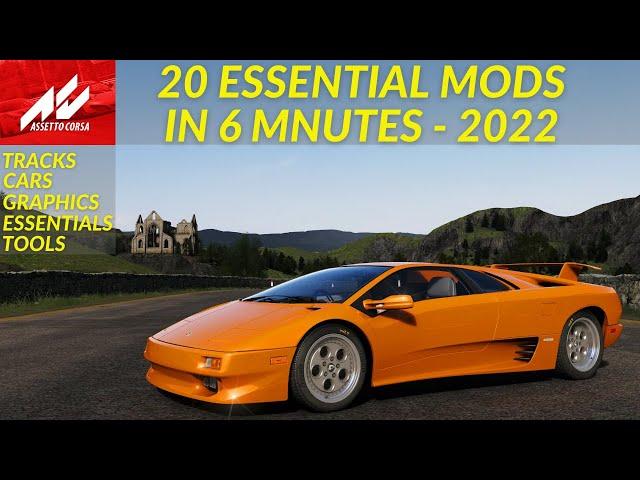 20 ESSENTIAL Mods In 6 Minutes - Assetto Corsa Download Links 2022