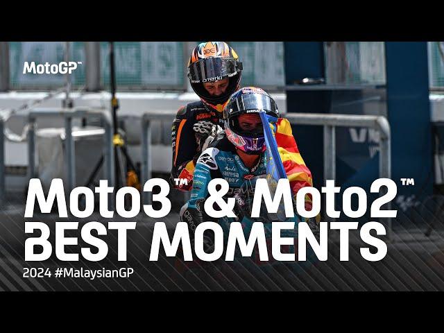 Moto3™ & Moto2™ Best Moments | 2024 #MalaysianGP