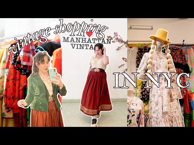 VINTAGE SHOPPING IN NEW YORK CITY! | Manhattan Vintage Show + Grad School Update