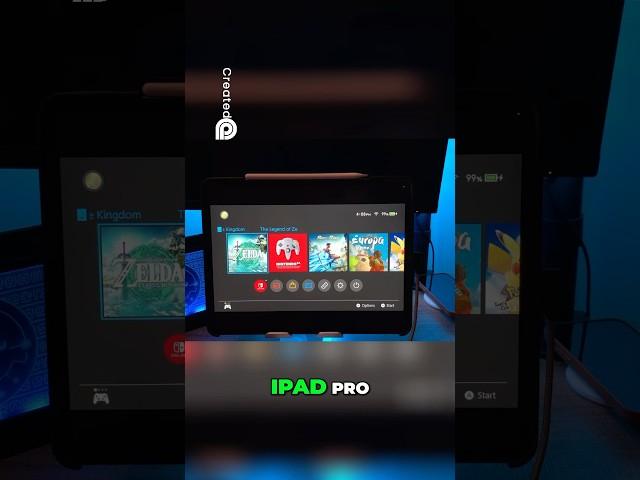  Use your iPad Pro as a portable screen for lag-free Nintendo Switch gaming! Perfect for on-the-go