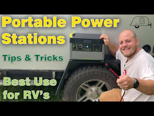 Portable Power Stations Uses with Campers | Tips Tricks & Hacks