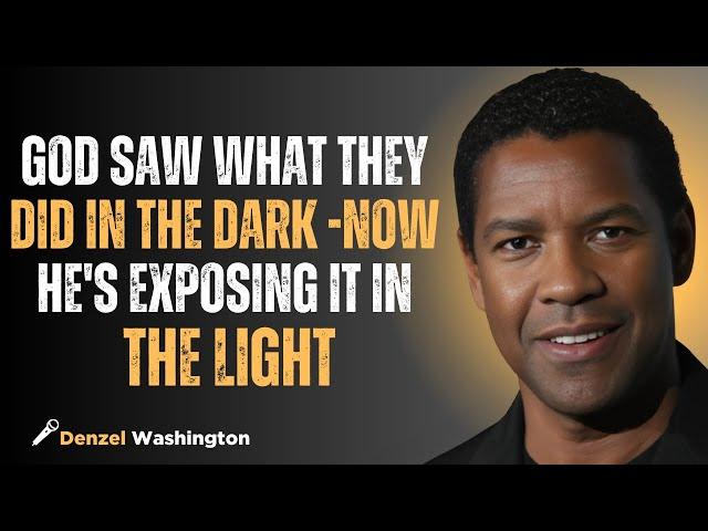 God Saw What They Did In The Dark -Now He's Exposing It In The Light#motivation #denzelwashington