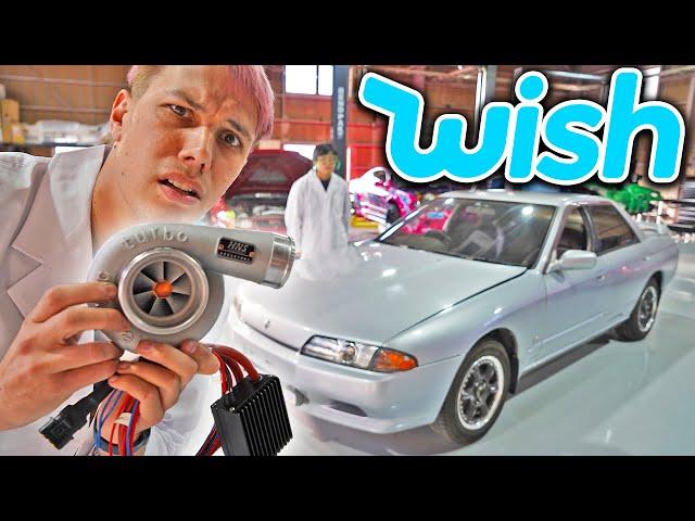 We Put a Wish.com ELECTRIC TURBO on our Nissan Skyline