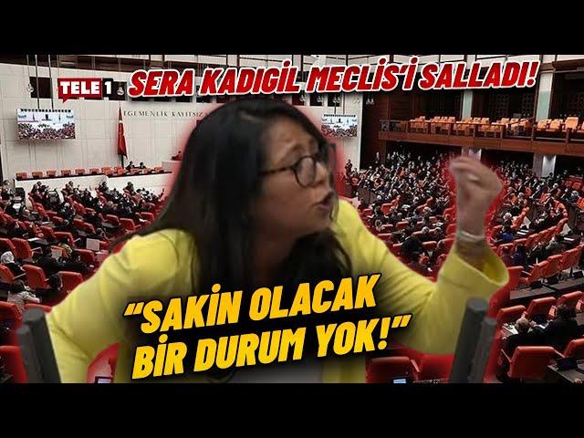 Sera Kadıgil'den Meclis'i Ayağa Kaldıran Konuşma: Öğretmenlerin Sesi Oldu!