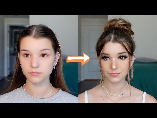 ATTEMPTING CLEAN GIRL MAKEUP (TUTORIAL)