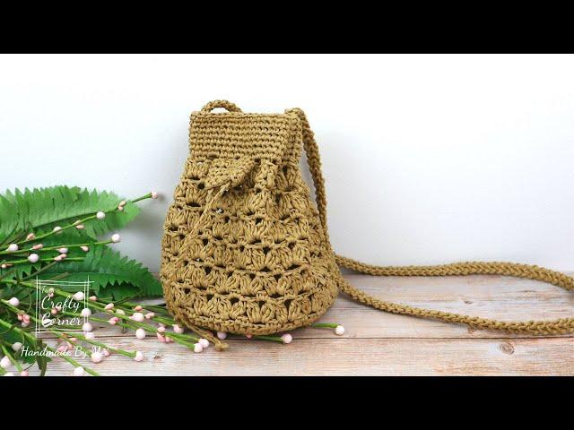 Crochet Bucket Bag // DIY Bag Making Tutorial