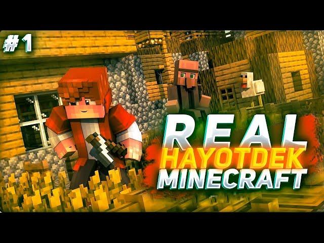 REAL HAYOTDAGIDEK MINECRAFT YANGI SEZON 1.16.5 / #1 / GRONT O'ZBEKCHA LETSPLAY