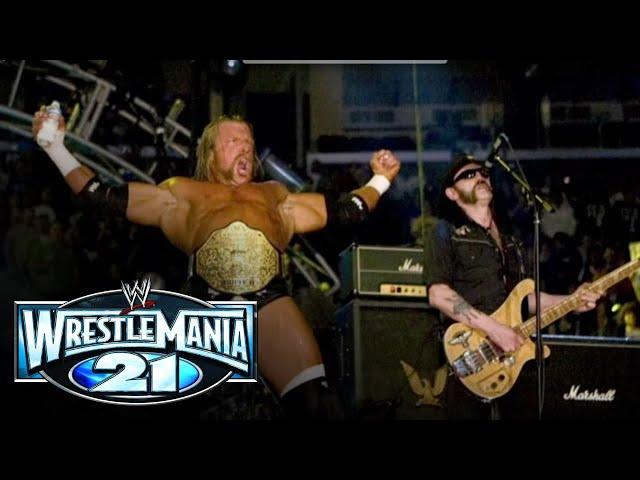 Triple H entrance featuring Motörhead: WrestleMania 21, April 3, 2005