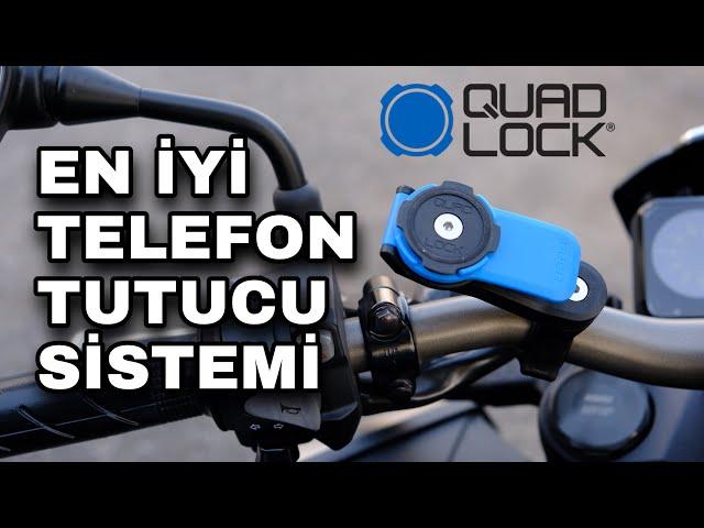 QUADLOCK - EN İYİ MOTOSİKLET TELEFON TUTUCU SİSTEMİ