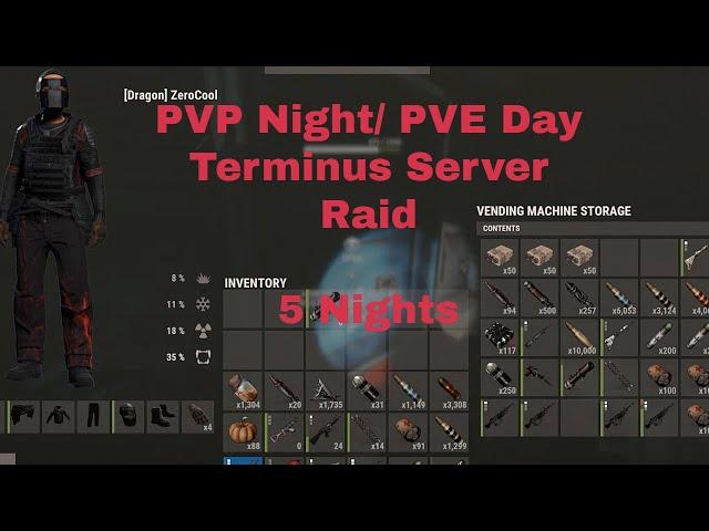 Heavy D Base Raid @ Zombie Land Aftermath | Terminus | Night-PVP | Day-PVE