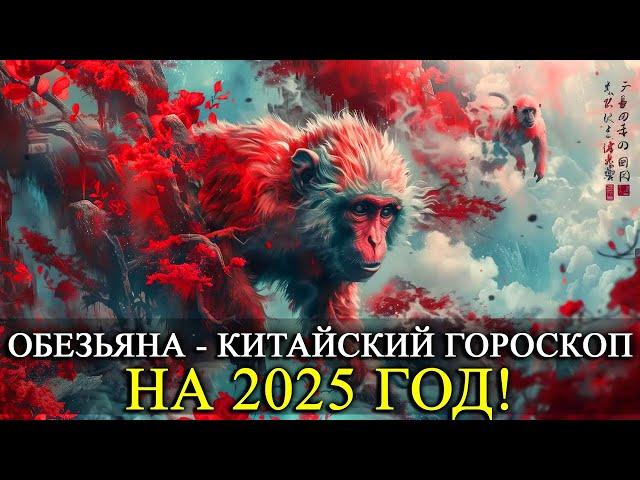 ОБЕЗЬЯНА - 2025 ГОД! КИТАЙСКИЙ ГОРОСКОП! ЛЮБОВЬ/ФИНАНСЫ/ЗДОРОВЬЕ/РЕКОМЕНДАЦИИ