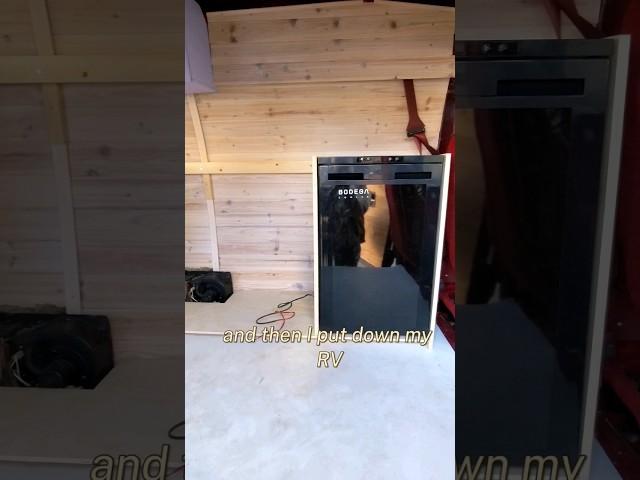 building my kitchen counter! #vanlife #vanconversion #vanbuild #campervan