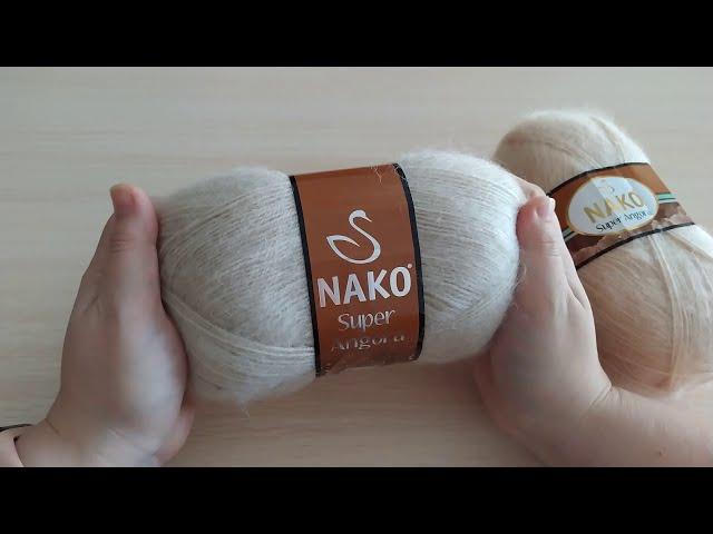 Пряжа Супер Ангора (SUPER ANGORA) от #Нако ( #NAKO ) мягкая и нежная ниточка, но состав стал хуже.