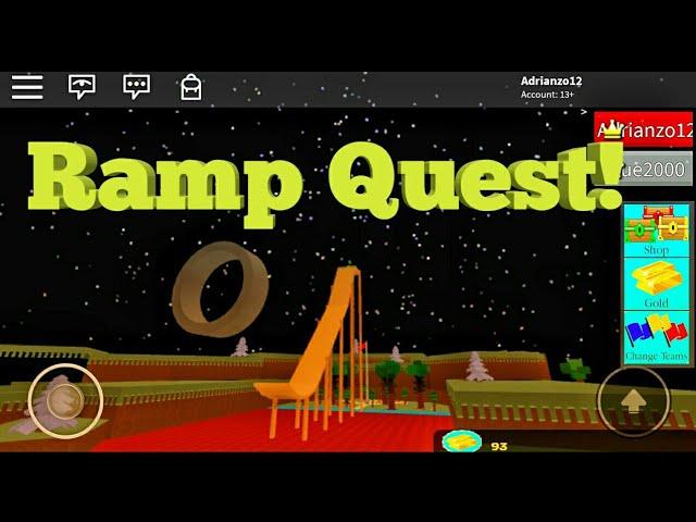 How To Complete The Ramp Quest In Roblox Build A Boat For Treausure