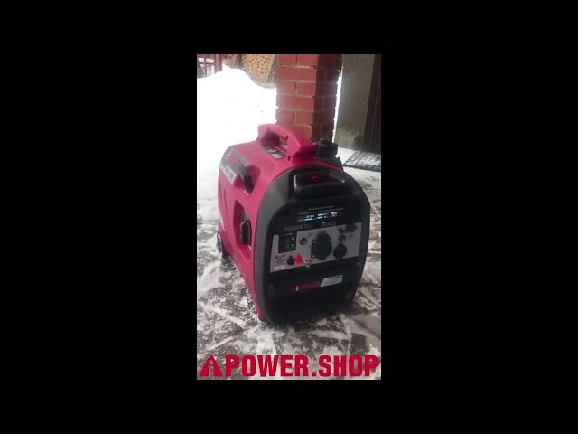 Инверторный бензиновый генератор A-iPower A2300IS (1.8 кВт). Видео от покупателя