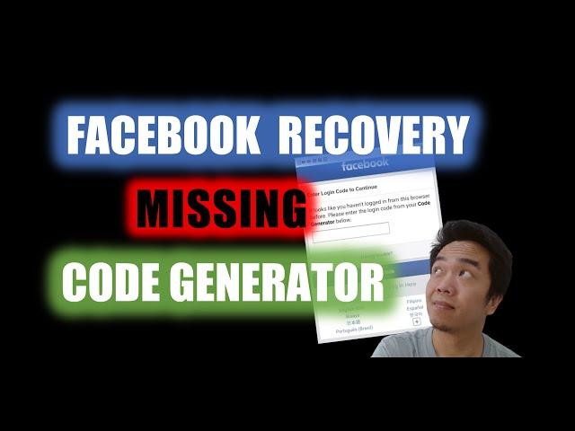 Facebook Recovery with MISSING Code Generator