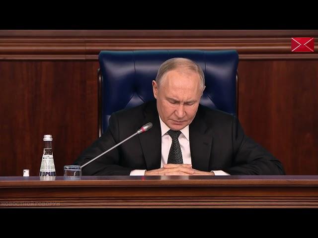 РЕЗОНАСНАЯ РЕЧЬ ПУТИНА - "Все беды России и Украины из-за Зеленского"