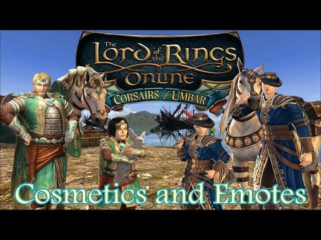 LOTRO Corsairs of Umbar Expansion Cosmetics and Emotes