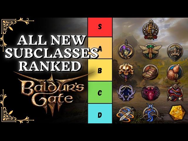 RANKING all 12 NEW Subclasses in PATCH 8 | Baldur's Gate 3 Patch 8 Stress Test