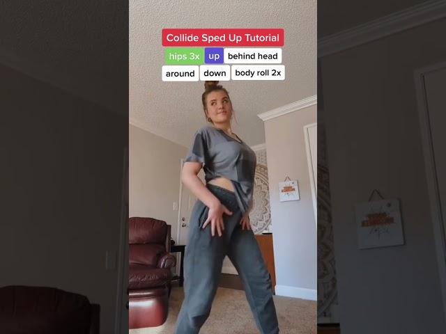 Collide Sped Up Dance Tutorial  Viral TikTok Dance Nov 2022