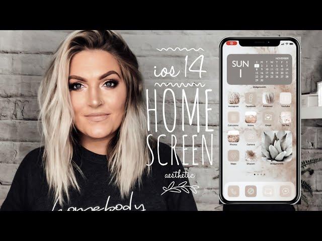 How To Customize Your iPhone Home Screen Aesthetic | iOS 14