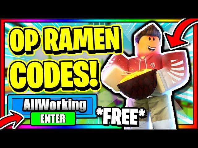 *ALL* NEW SECRET OP WORKING CODES! Roblox Ramen Simulator