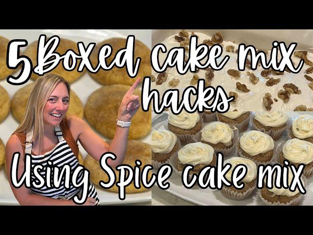 5 Amazing SPICE CAKE MIX RECIPES that will Blow Your MIND! | Doctored-Up Box Cake Mix Recipes