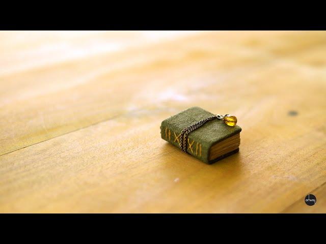 Miniature Vintage Handmade Journal | DIY | artwist #diy