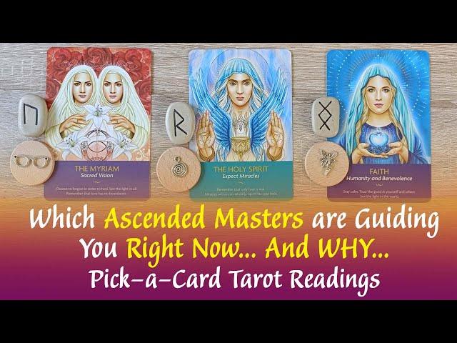 Pick-a-Card Tarot🪄Which Ascended Masters Are Guiding You and Why... 🪄